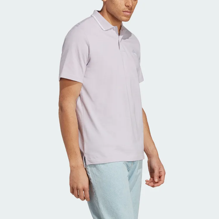 Adidas Essential Polo Shirts Men Silver-3