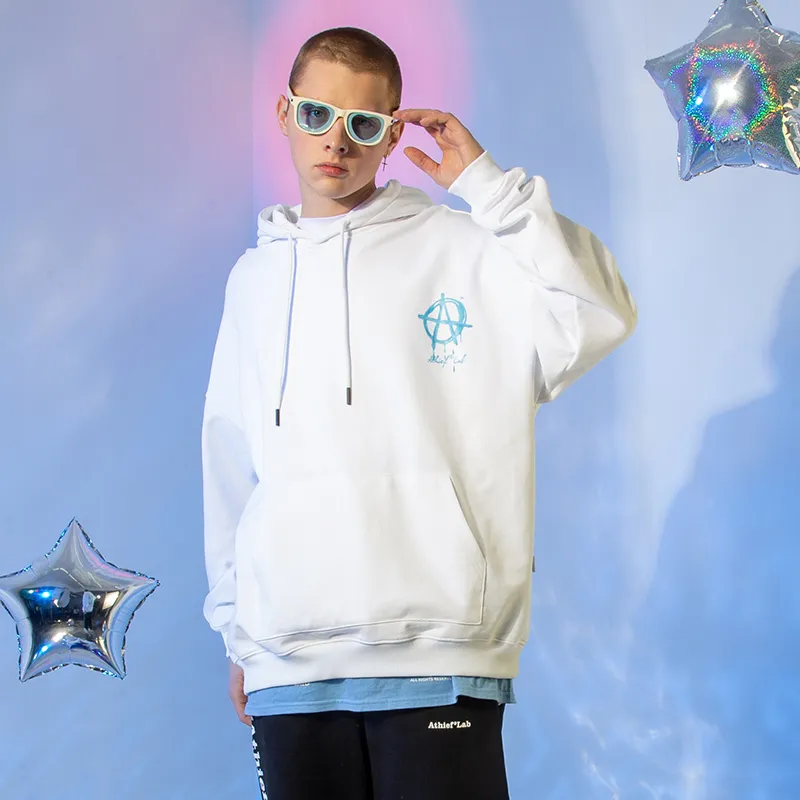 Athief Hooded Loose Fit Sweatshirt Unisex-2