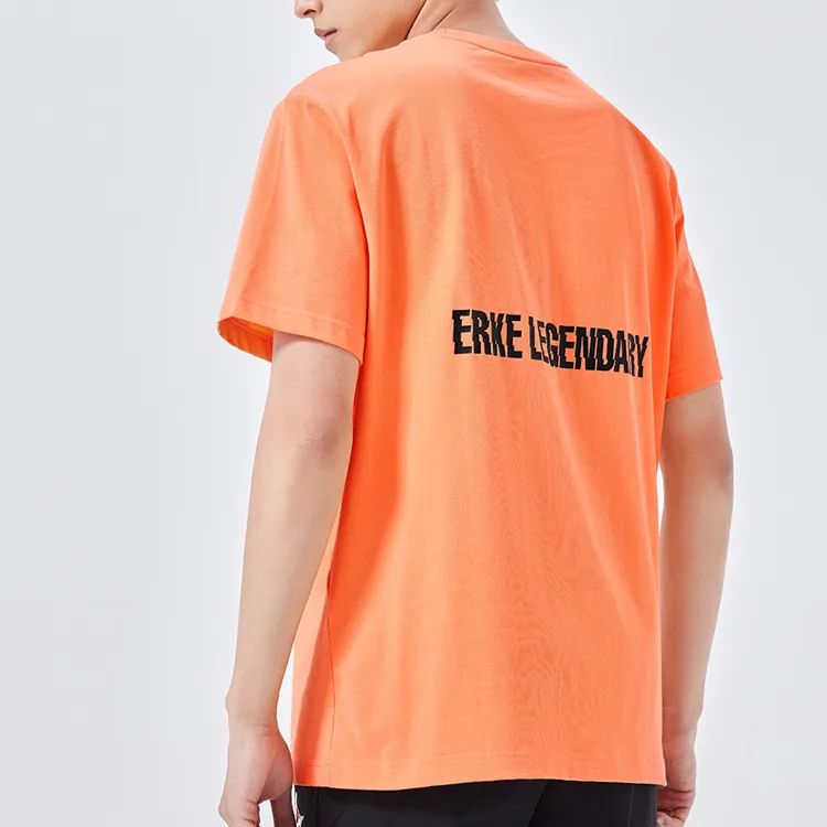 Erke T Shirt Men's Soft Light Orange-4