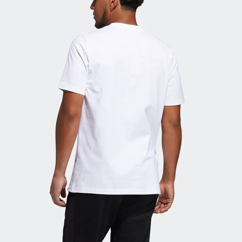 Adidas T Shirts Men White-3