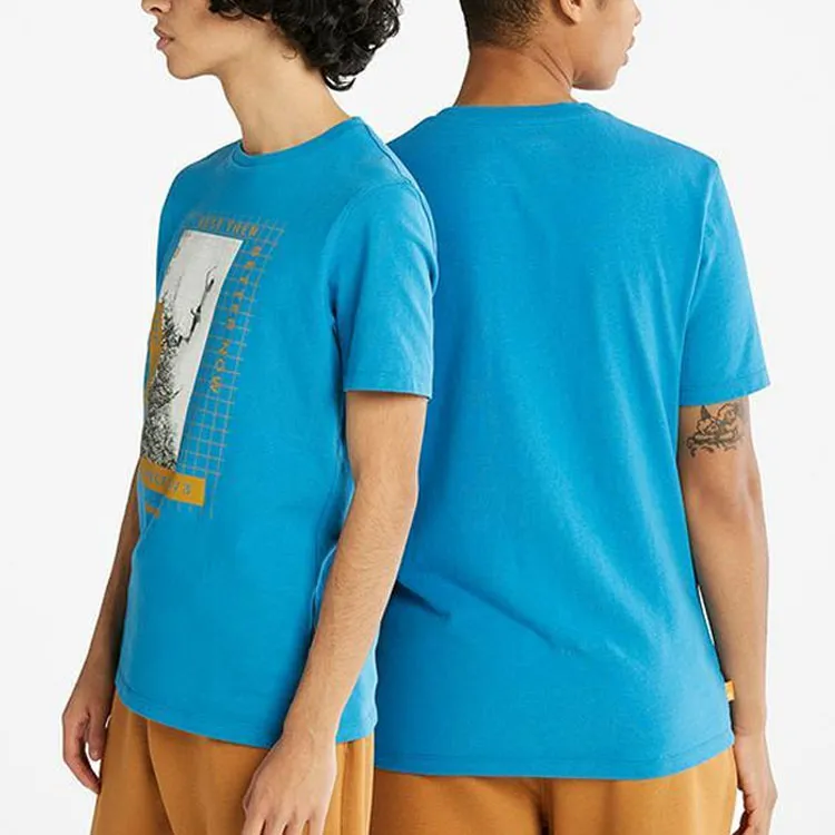Timberland T-Shirts Unisex Belize Sea Blue-2