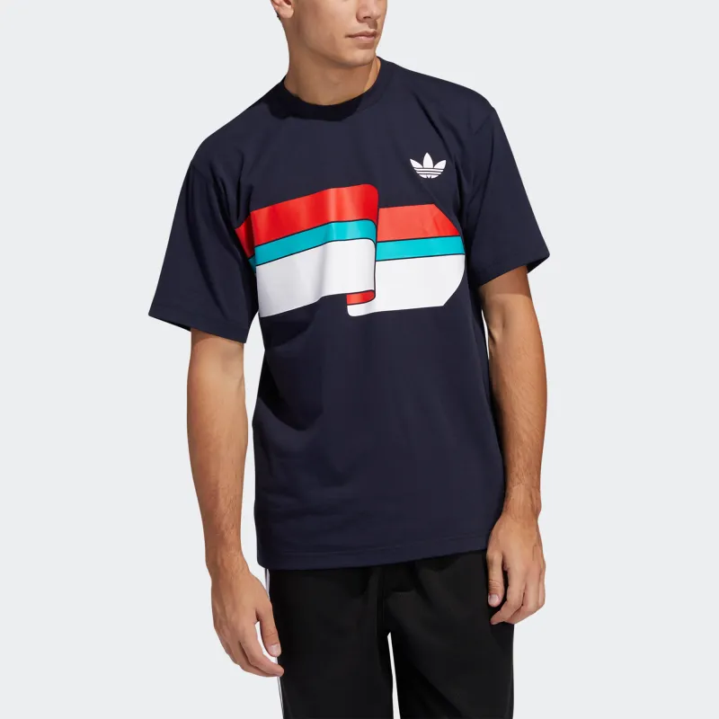 Adidas Originals T Shirt Men's Navy Blue-2