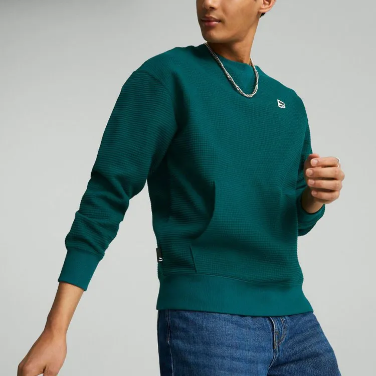 PUMA Downtown Sweatshirt Men's Green-2