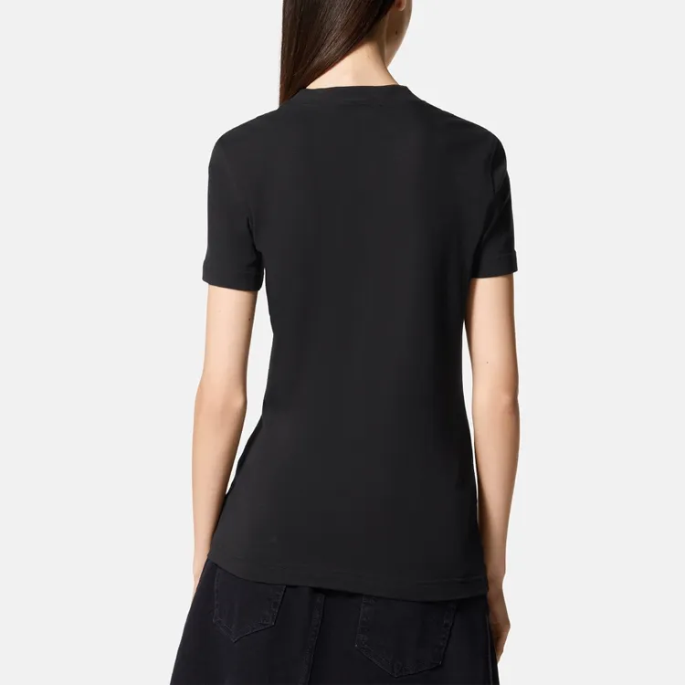 VERSACE JEANS COUTURE Glittery-logo Cotton T-shirt-2