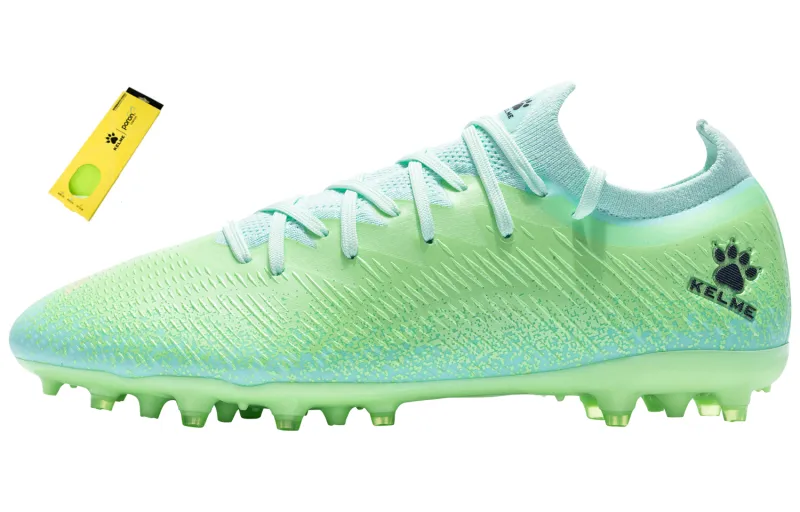 KELME Lightning 2.5 MG Rubber Short Studs Anti Slip And Wear Resistant Breathable Soccer Shoes Unisex Mint Green-5