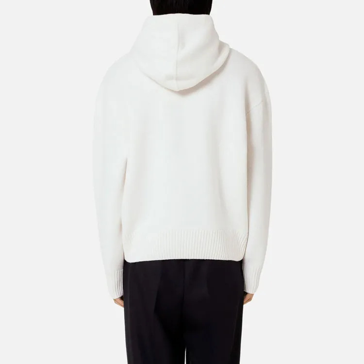 Ami Paris Ami De Coeur Merino Wool Knit Hoode-1