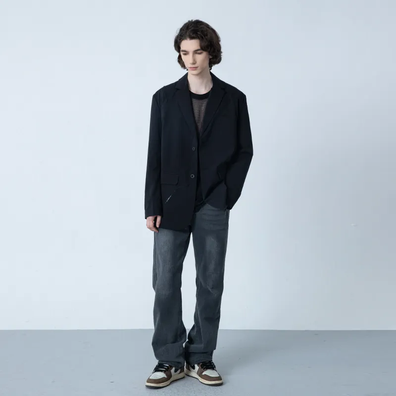 XINYINSU Business Suit Unisex Black-4