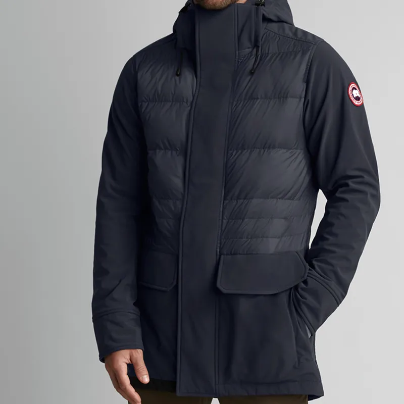 Canada Goose Breton Series Down Jacket Men's Dark Blue-4