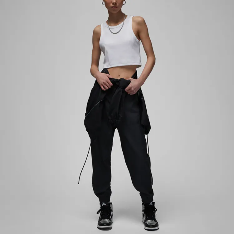 Jordan Knitted Sweatpants Women's Black-2