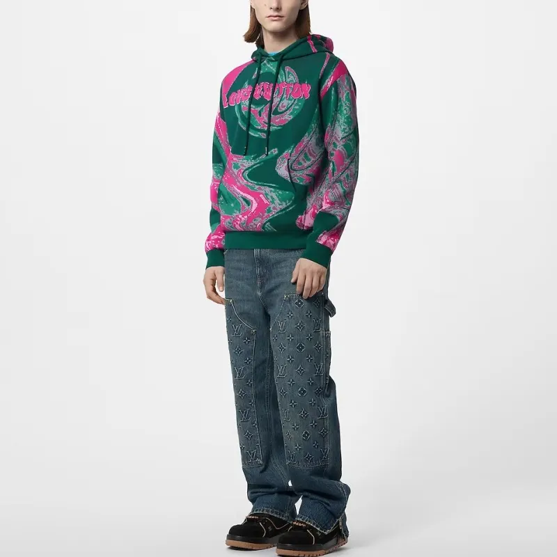 LOUIS VUITTON FW23 Sweatshirt Men's Green-1