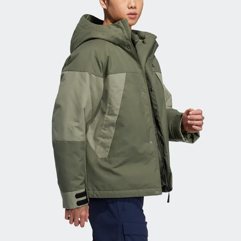 Adidas Down Jackets Men Army Green-3