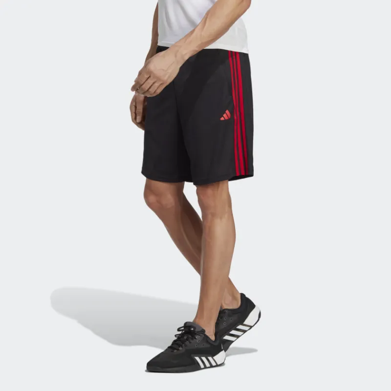 Adidas Essential Casual Shorts Men Black Red-1
