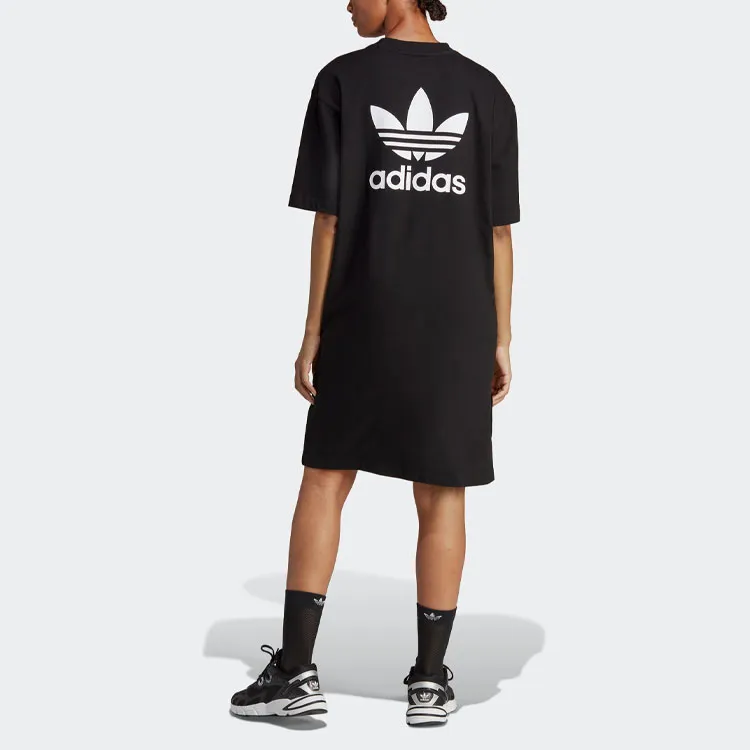 Adidas Originals Short Sleeved Dress Women's Black-2