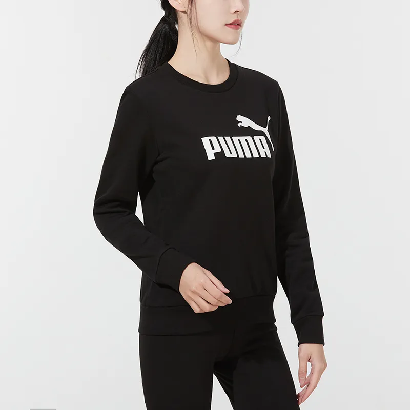 PUMA ESS Sweatshirts Women's Black-4
