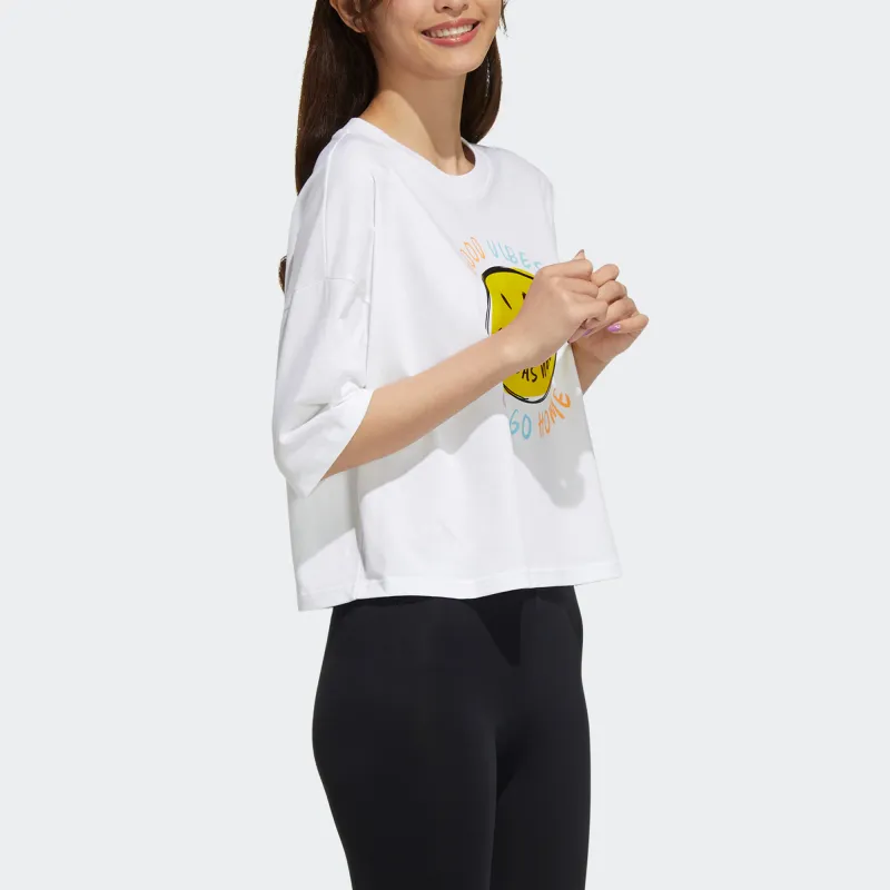 Adidas Neo T Shirt Women's White-3