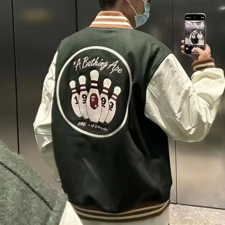 Bape X END. Varsity Jacket-3