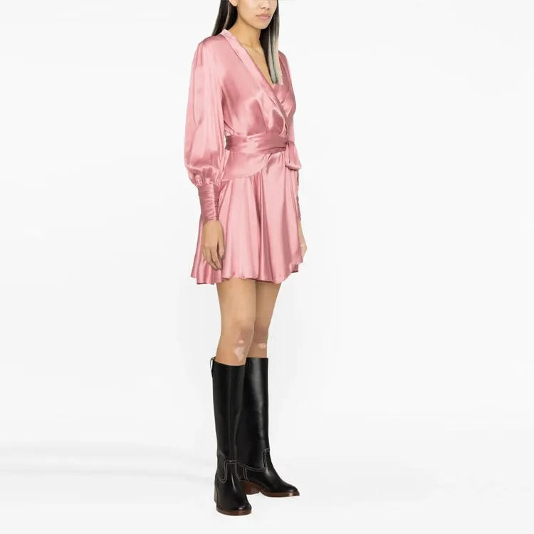 Zimmermann Silk Wrap Minidress-3