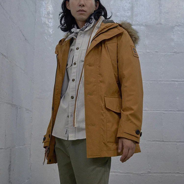 Timberland Parka Coats Men Wheat-6