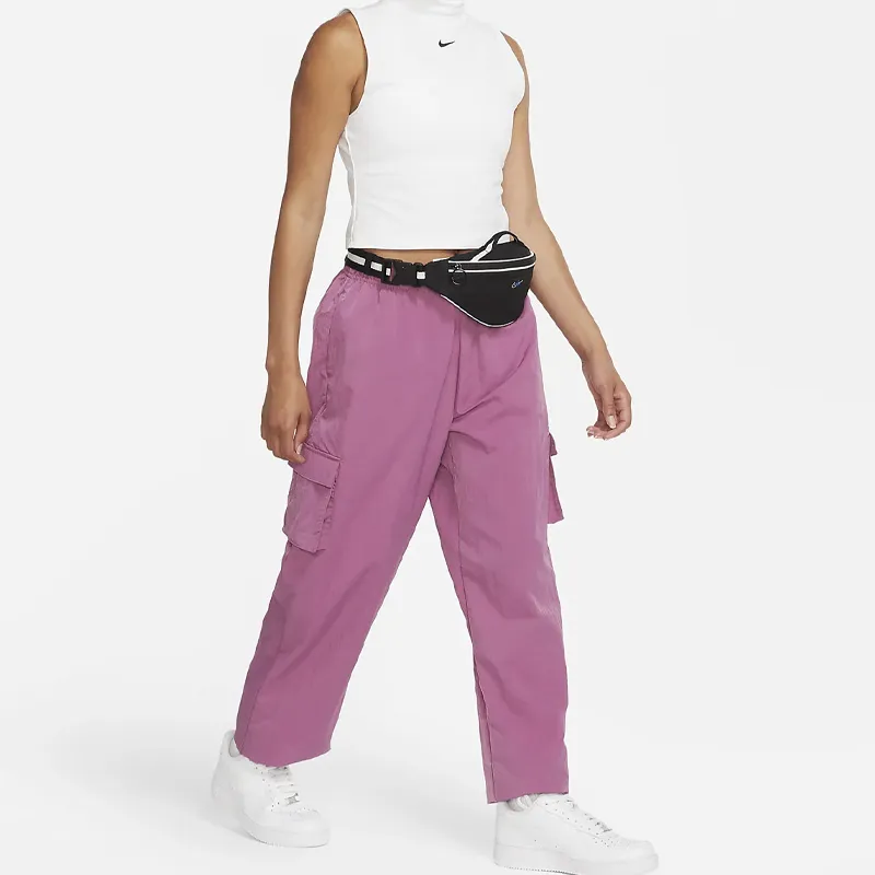 Nike Heritage Polyester One Shoulder Crossbody Fanny Pack Small Size Unisex Black-5