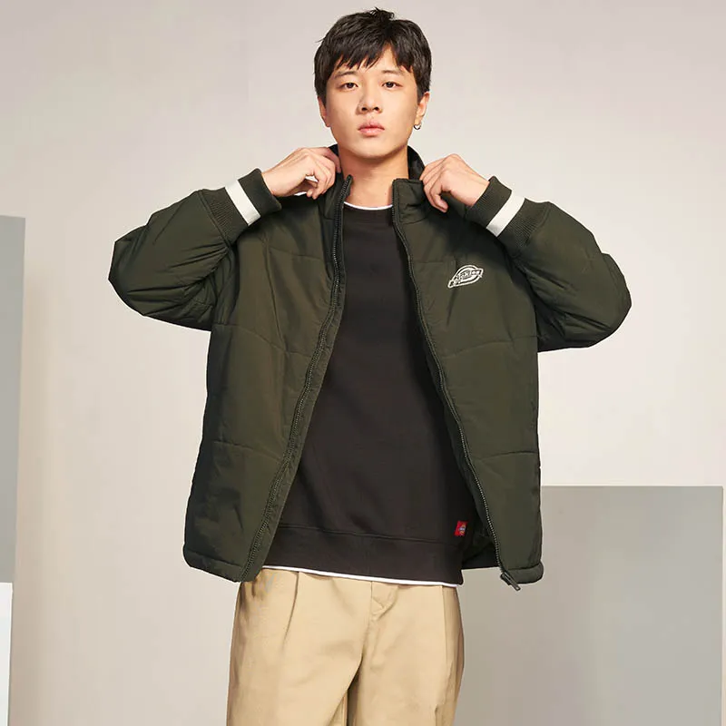 Dickies Puffer Jackets Unisex Army Green-2