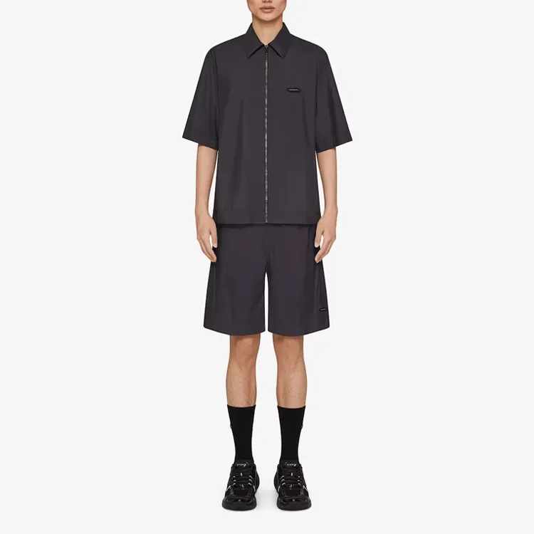 Givenchy Logo Patch Short Sleeved Shirt-1