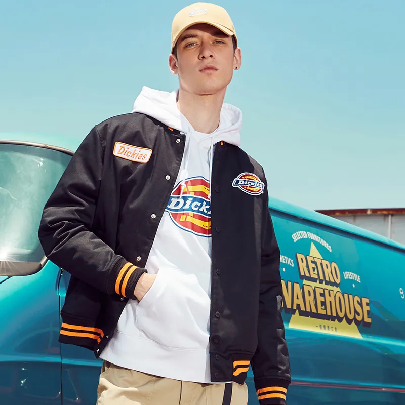 Dickies Puffer Jacket Winter Unisex Black-3