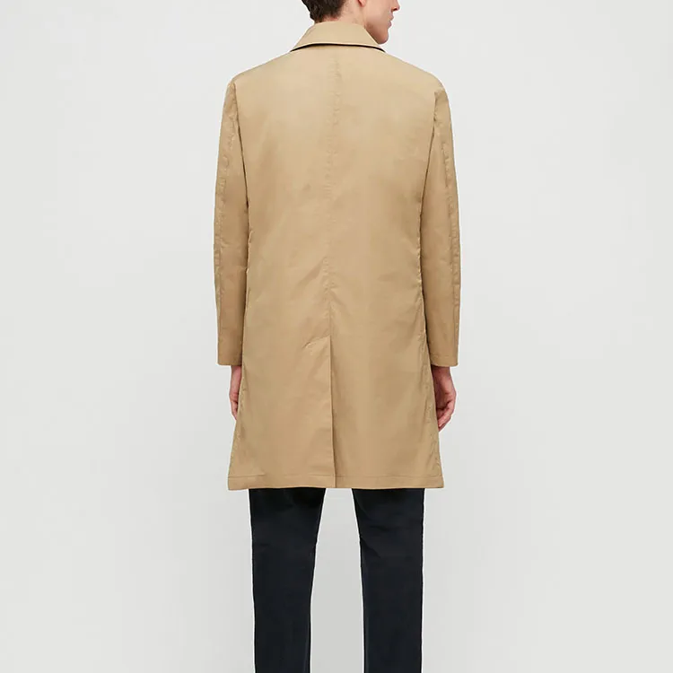 UNIQLO Trench Coats Men Dark Beige-1