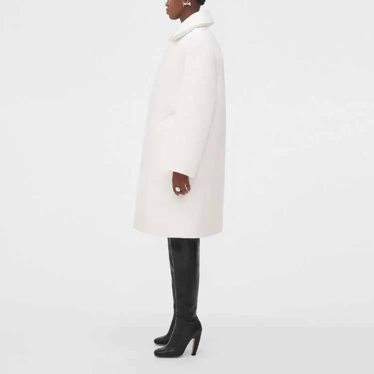 Bottega Veneta Coats Women's White-2