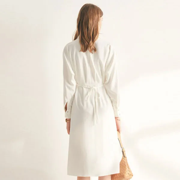 FOREVER 21 Long-Sleeved Dresses Women's White-2