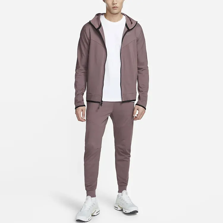 Nike Knitted Sweatpants Men Light Brown-2