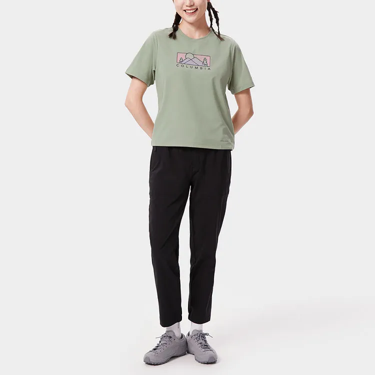 Columbia T Shirts Women's Matcha-2