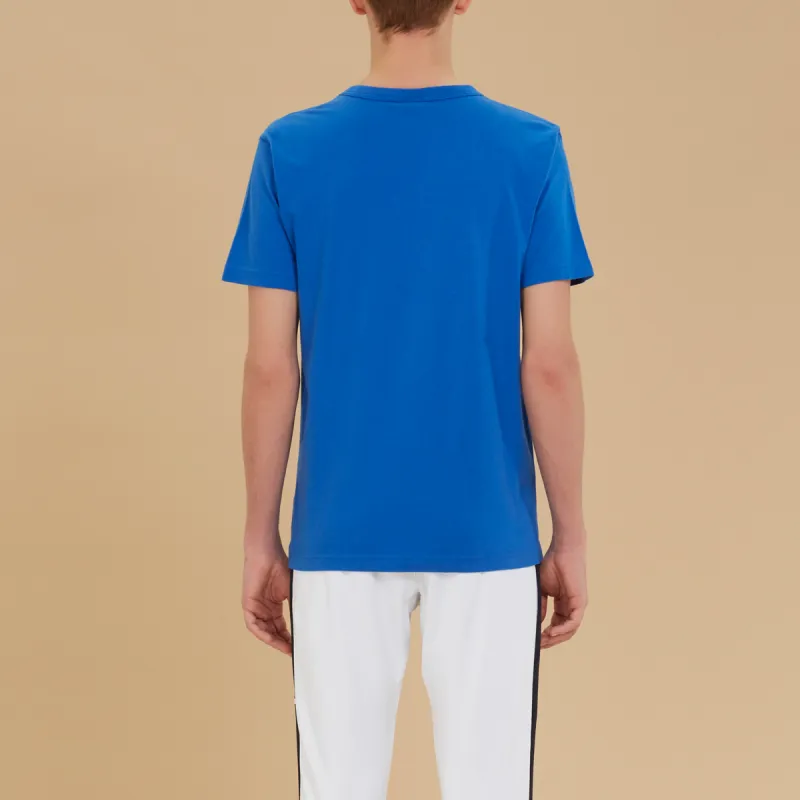 Champion T Shirt Japan Version Unisex Royal Blue-3