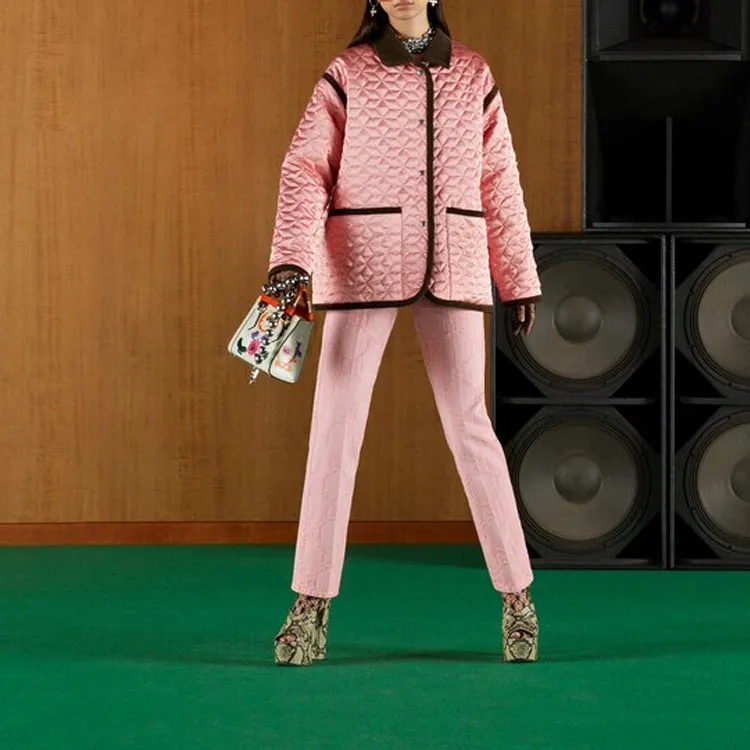 GUCCI Jackets Coats Women's Pink-2