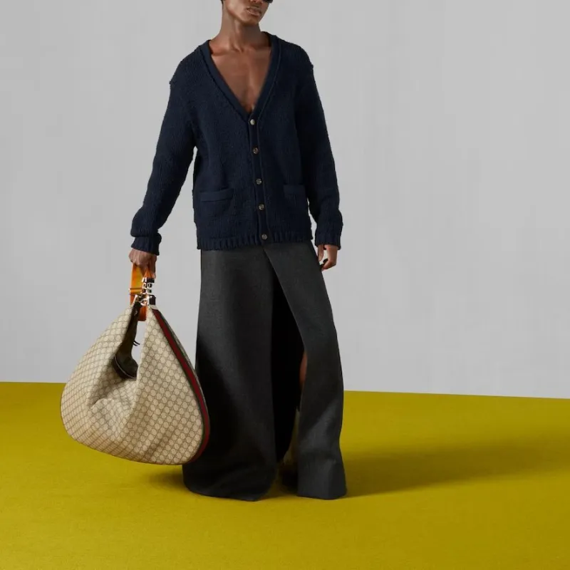 GUCCI FW23 Sweater Men's Dark Blue-1