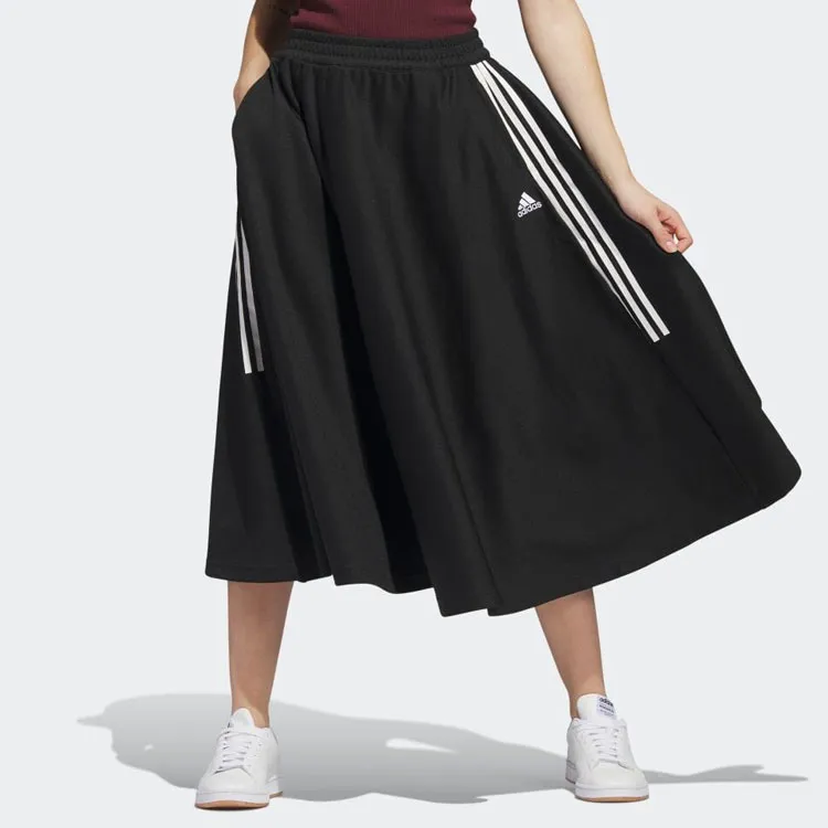 adidas Women's Logo Track Skirt Black-1
