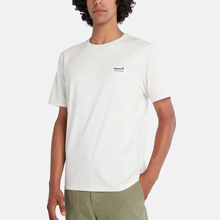 Timberland T Shirts Men Vintage White-2