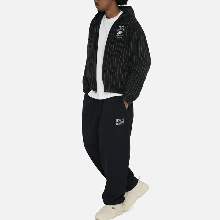 Nike X Stussy Striped Wool Jacket Asia Sizing-5