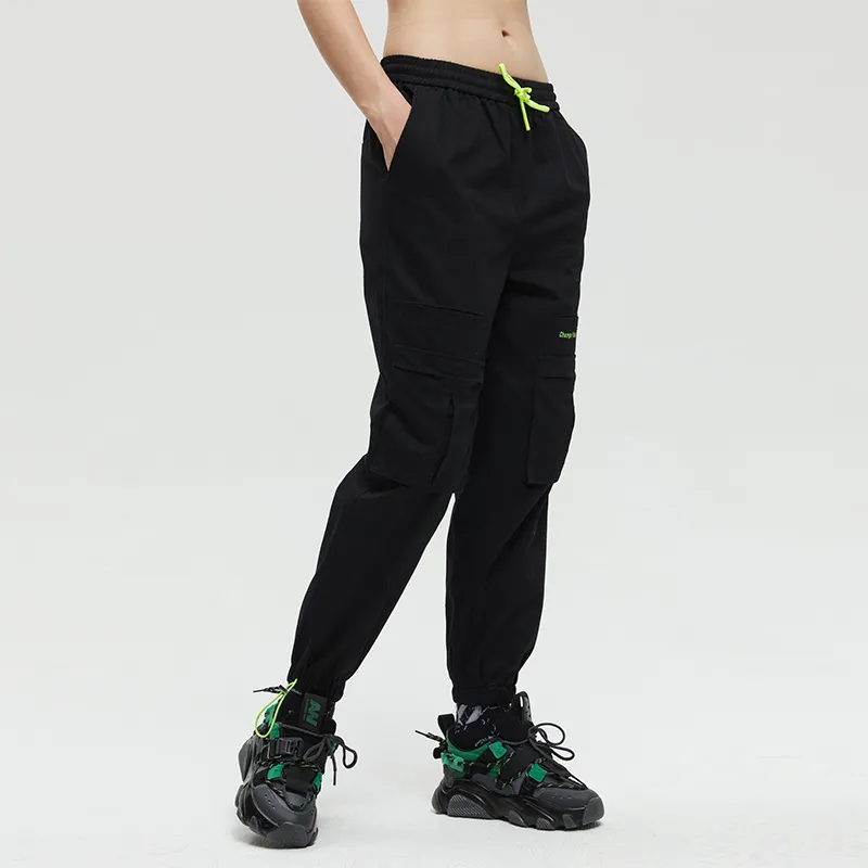 Clubxxhh Thickened Casual Pants Unisex Black-4