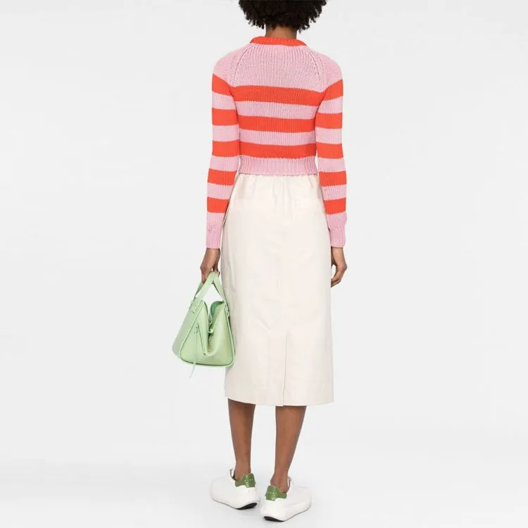 MARNI Striped Cut Out Knitted Jumper-2
