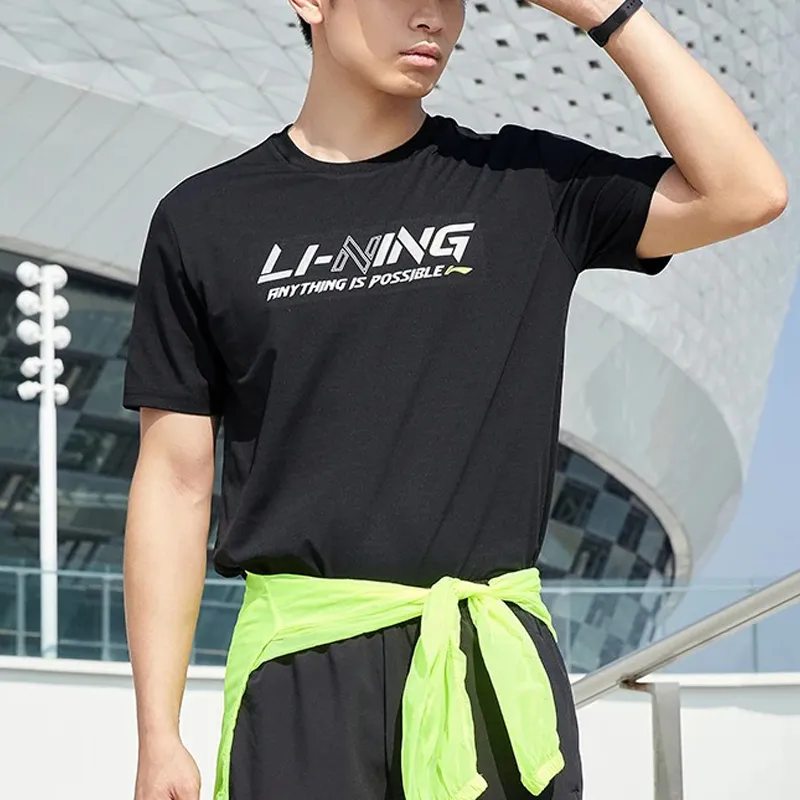 LINING Training Series T Shirts Men Black-4