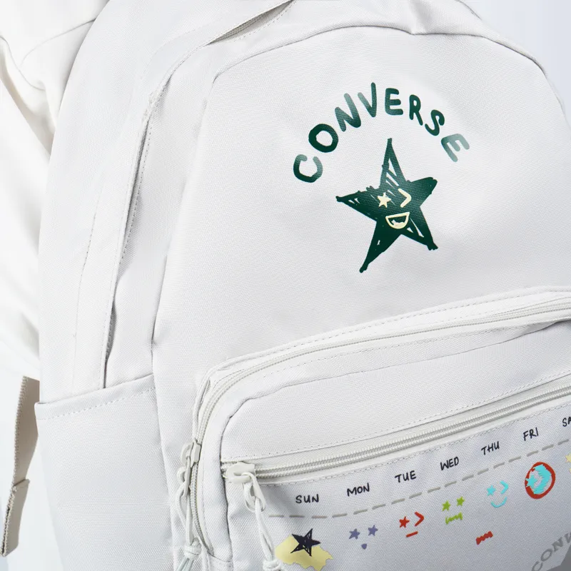 Converse GO 2 Polyester Backpack Regular Unisex White-4