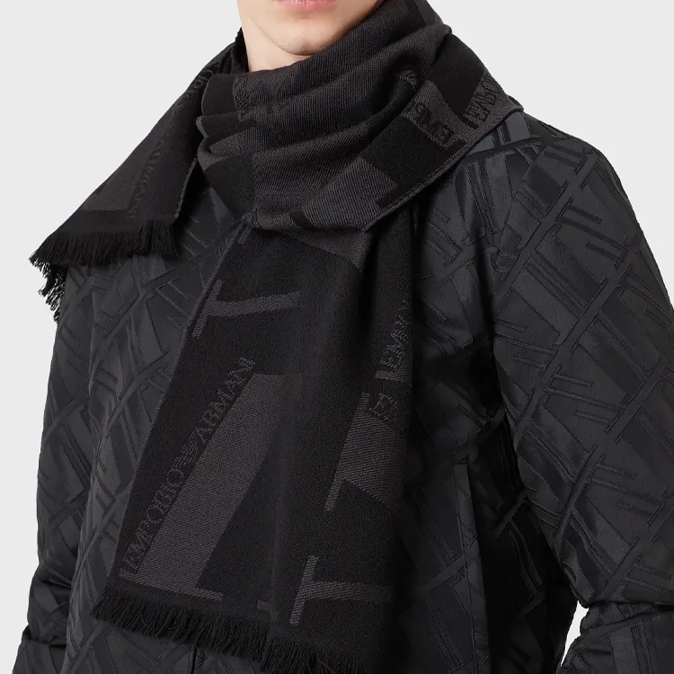 EMPORIO ARMANI Knit Scarves Unisex-2