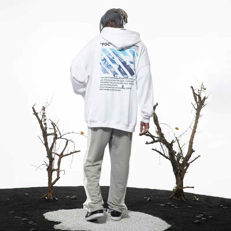Athief WHITE RABBIT Hooded Loose Fit Regular Sweatshirt Unisex-6