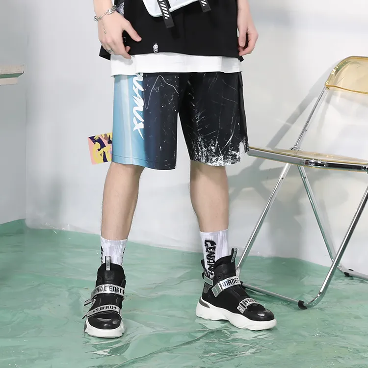 GENANX Casual Shorts Unisex Black-2