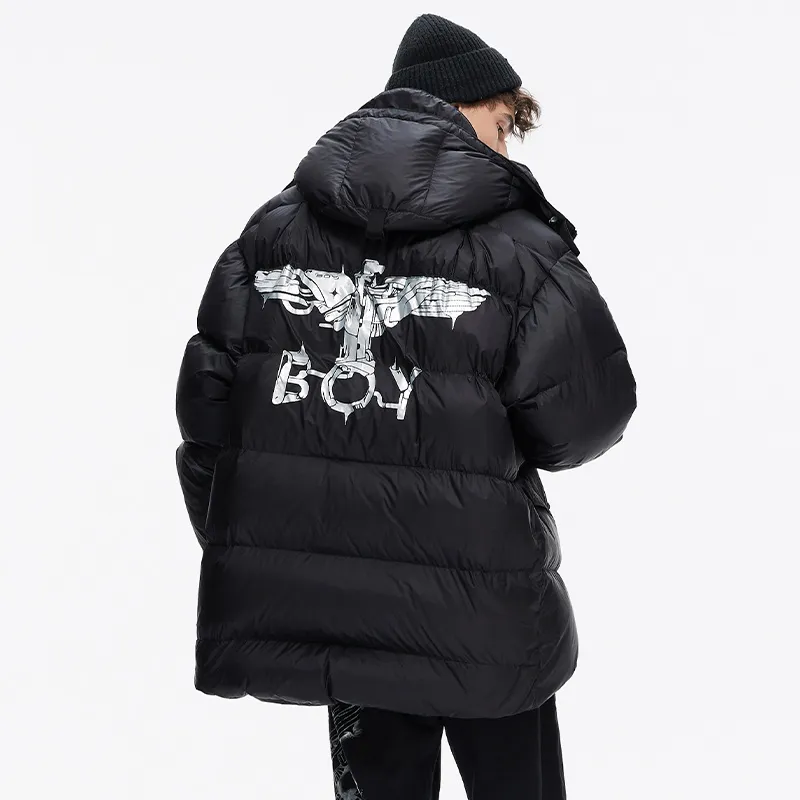 Boy London Down Jacket Unisex Black-5