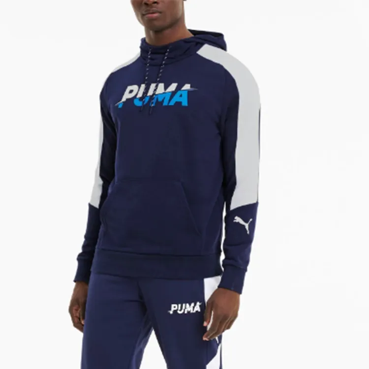 PUMA Sweatshirts Men Tweed Blue-2