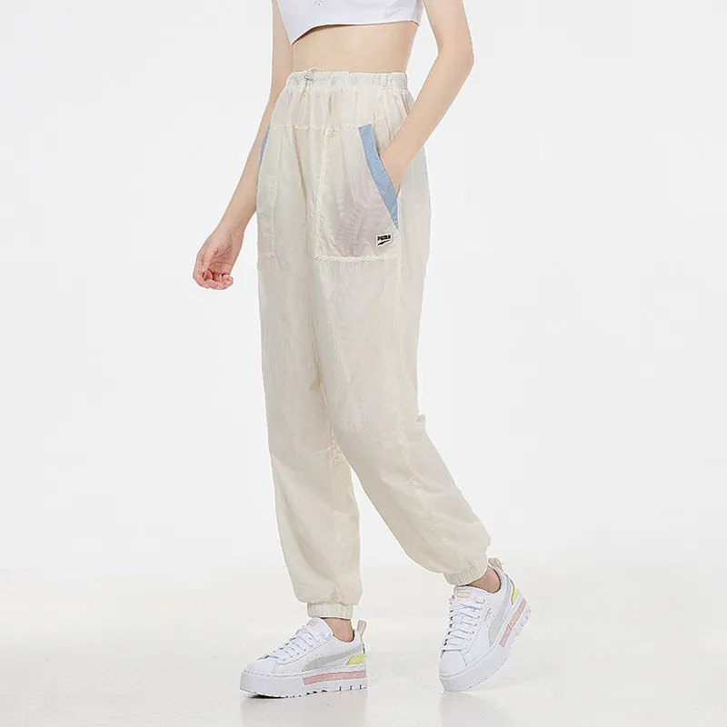 PUMA Knitted Sweatpants Women's Ecru-4