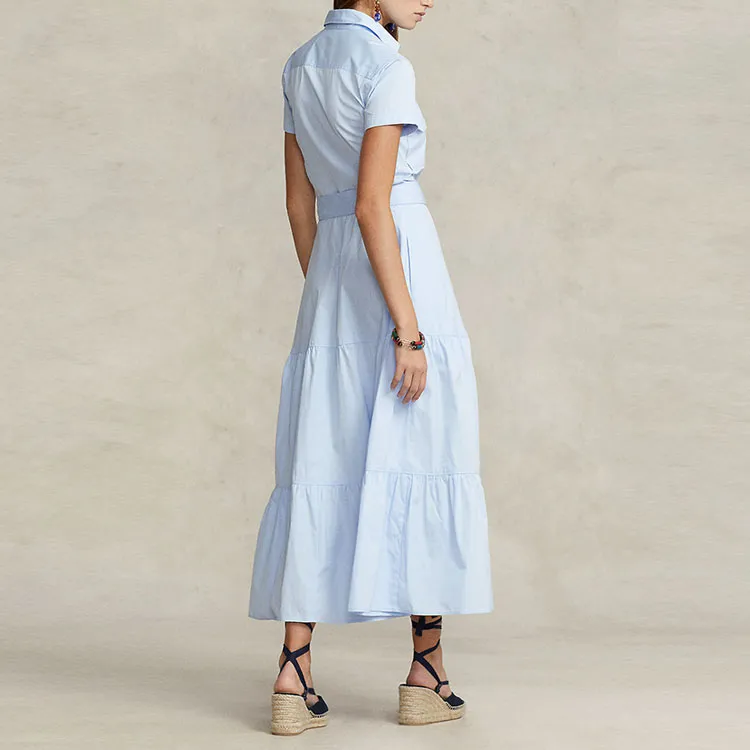 Polo Ralph Lauren Short sleeve Cotton Shirt Dress-2