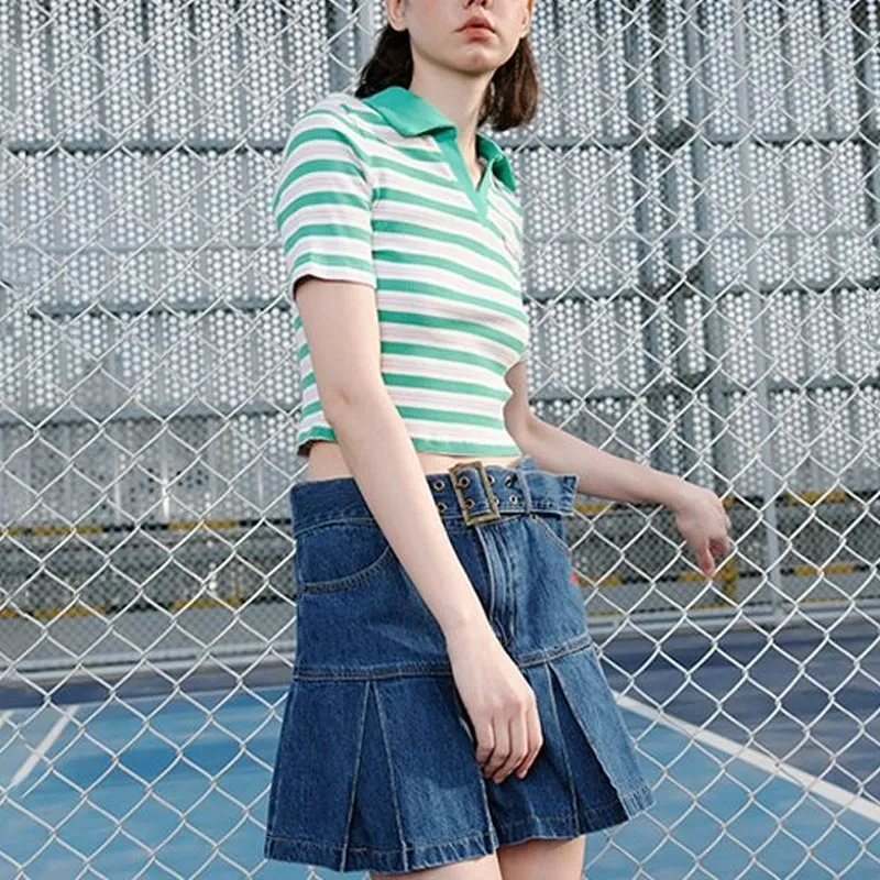 Nerdy Polo Shirts Women's Green-5