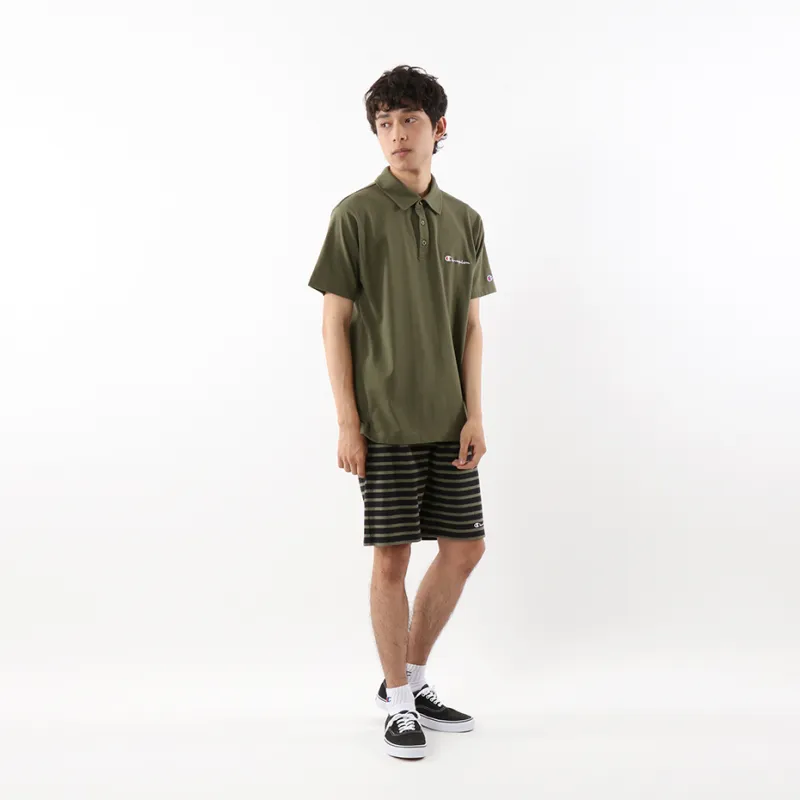 Champion Polo Shirts Unisex Army Green-5